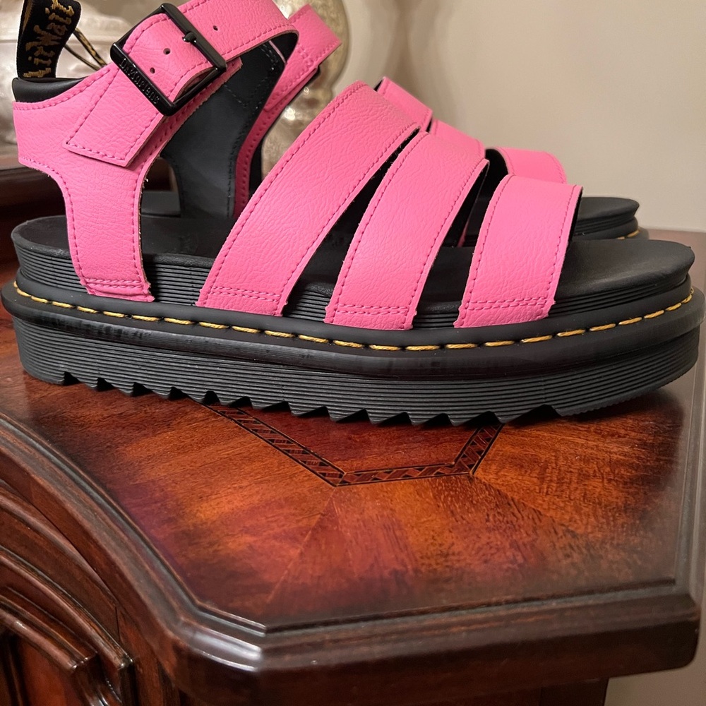 NEW Dr. Martens Pink Platform Sandal